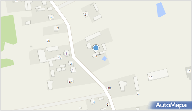 Całowanie, Całowanie, 3, mapa Całowanie