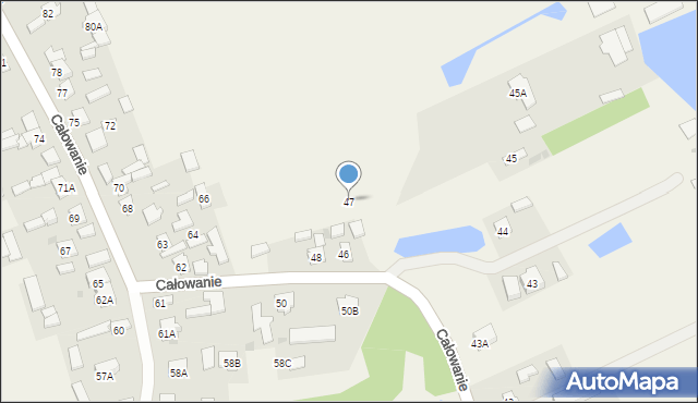 Całowanie, Całowanie, 47, mapa Całowanie