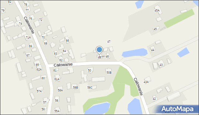 Całowanie, Całowanie, 48, mapa Całowanie