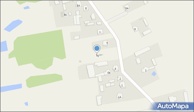 Całowanie, Całowanie, 7b, mapa Całowanie