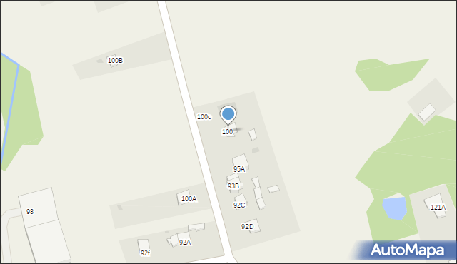 Całowanie, Całowanie, 95, mapa Całowanie