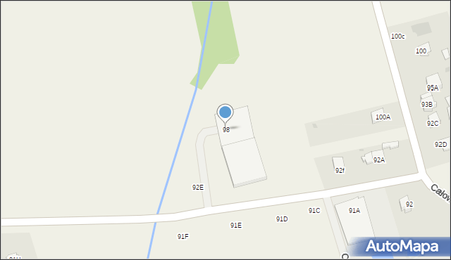 Całowanie, Całowanie, 98, mapa Całowanie