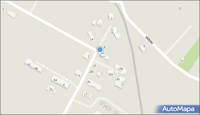 Warszawa, Calowa, 13, mapa Warszawy