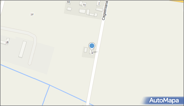Besko, Cegielniana, 4, mapa Besko