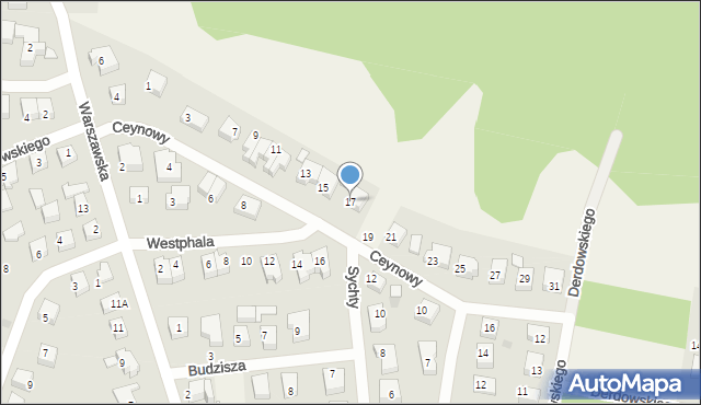 Bojano, Ceynowy Józefa, 17, mapa Bojano