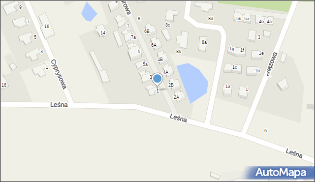 Bolesławice, Cedrowa, 1, mapa Bolesławice