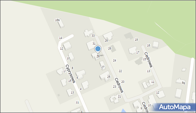 Bolesławice, Cedrowa, 29, mapa Bolesławice