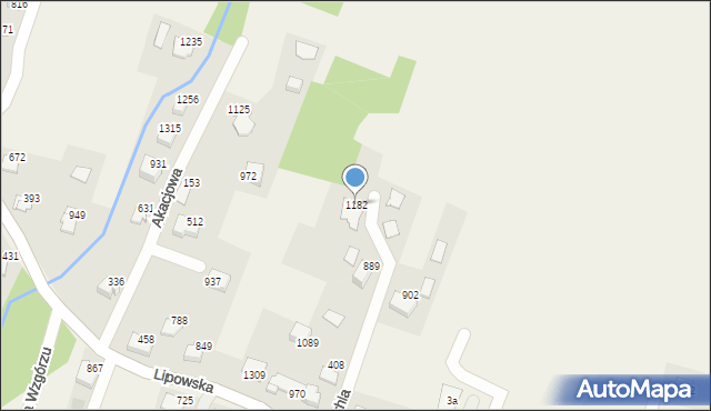 Buczkowice, Cerhla, 1182, mapa Buczkowice