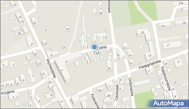 Bydgoszcz, Celna, 6, mapa Bydgoszczy
