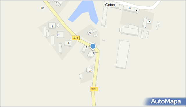 Ceber, Ceber, 3, mapa Ceber