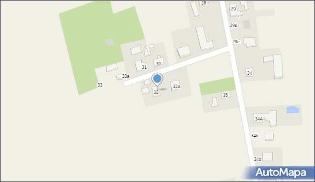 Cedrowice, Cedrowice, 32b, mapa Cedrowice