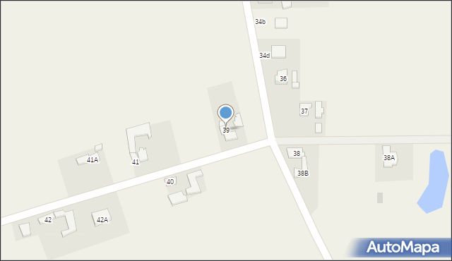 Cedrowice, Cedrowice, 39, mapa Cedrowice