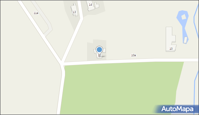 Cedrowice-Parcela, Cedrowice-Parcela, 12a, mapa Cedrowice-Parcela