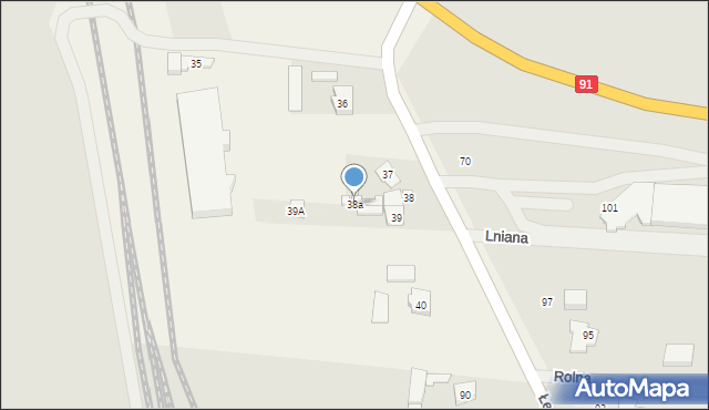 Cedrowice-Parcela, Cedrowice-Parcela, 38a, mapa Cedrowice-Parcela