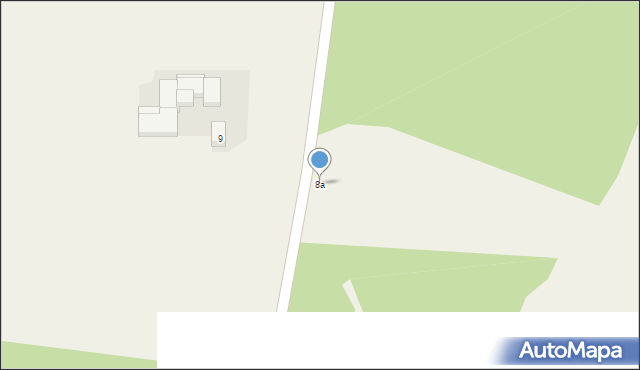 Cedrowice-Parcela, Cedrowice-Parcela, 8a, mapa Cedrowice-Parcela