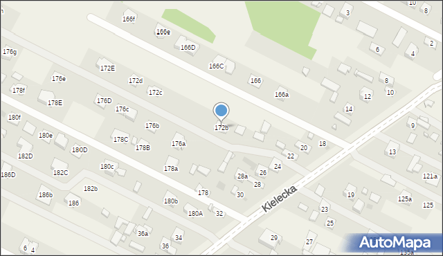 Cedzyna, Cedzyna, 172b, mapa Cedzyna