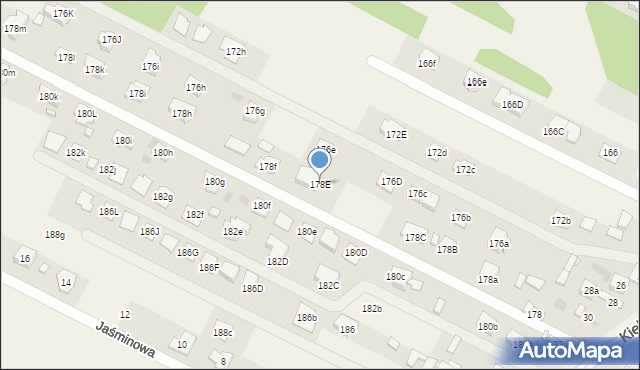 Cedzyna, Cedzyna, 178E, mapa Cedzyna