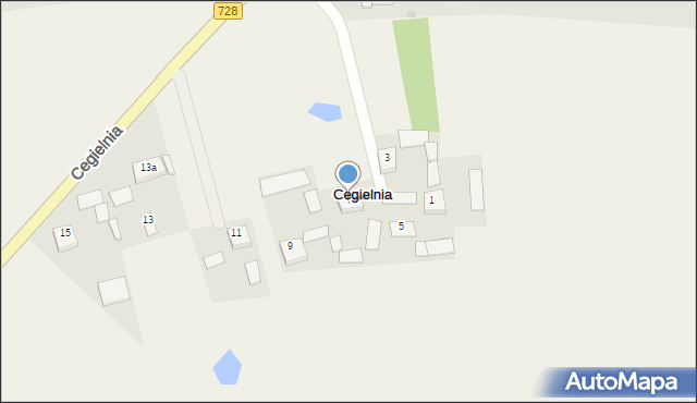 Cegielnia, Cegielnia, 7, mapa Cegielnia