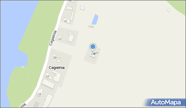 Cegielnia, Cegielnia, 13B, mapa Cegielnia