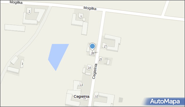 Cegielnia, Cegielnia, 16, mapa Cegielnia