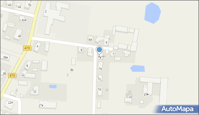 Ceków-Kolonia, Ceków-Kolonia, 7a, mapa Ceków-Kolonia