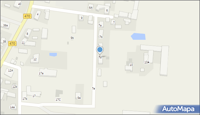 Ceków-Kolonia, Ceków-Kolonia, 7d, mapa Ceków-Kolonia