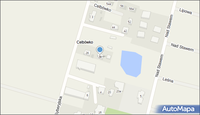 Celbówko, Celbówko, 28, mapa Celbówko