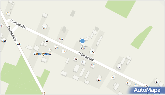 Celestynów, Celestynów, 14A, mapa Celestynów