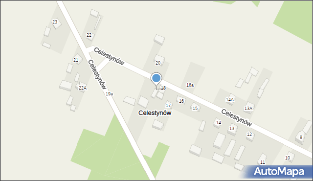 Celestynów, Celestynów, 19, mapa Celestynów