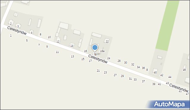 Celestynów, Celestynów, 18, mapa Celestynów