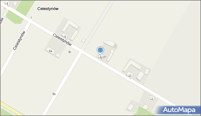 Celestynów, Celestynów, 9, mapa Celestynów