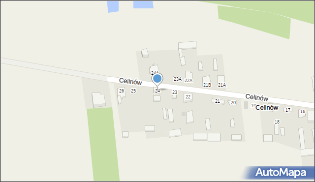 Celinów, Celinów, 24, mapa Celinów