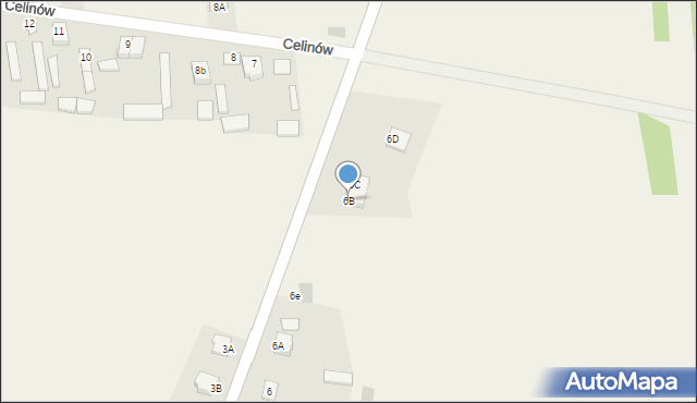Celinów, Celinów, 6B, mapa Celinów