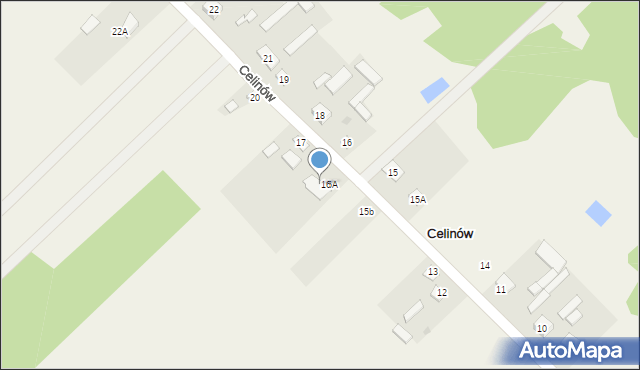 Celinów, Celinów, 17A, mapa Celinów