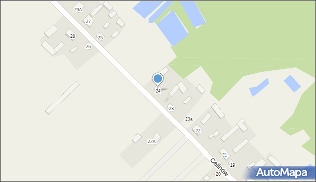 Celinów, Celinów, 24, mapa Celinów