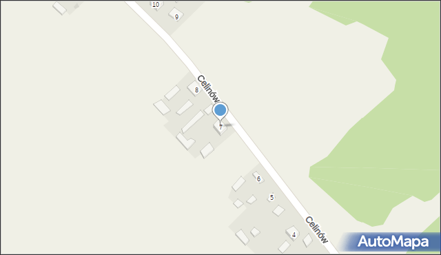 Celinów, Celinów, 7, mapa Celinów