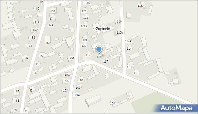 Celiny, Celiny, 118, mapa Celiny