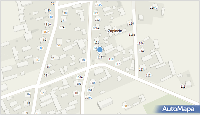 Celiny, Celiny, 119, mapa Celiny