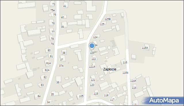 Celiny, Celiny, 123, mapa Celiny