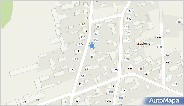 Celiny, Celiny, 36A, mapa Celiny