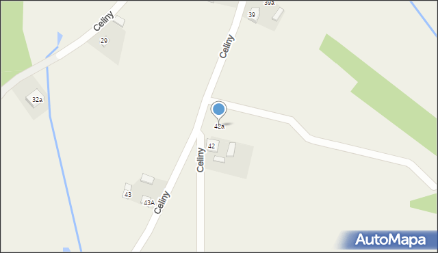 Celiny, Celiny, 42a, mapa Celiny