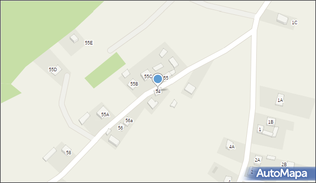 Celiny, Celiny, 54, mapa Celiny