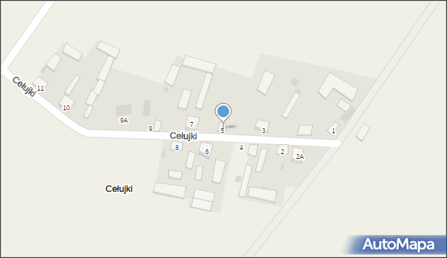 Cełujki, Cełujki, 7A, mapa Cełujki
