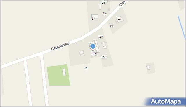 Cempkowo, Cempkowo, 14a, mapa Cempkowo