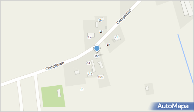 Cempkowo, Cempkowo, 15A, mapa Cempkowo