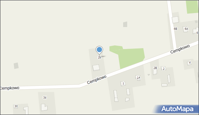 Cempkowo, Cempkowo, 1b, mapa Cempkowo