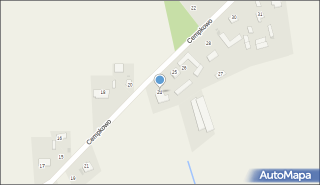 Cempkowo, Cempkowo, 24, mapa Cempkowo