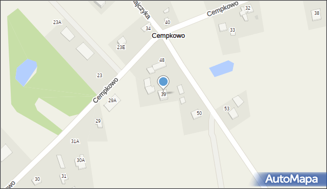 Cempkowo, Cempkowo, 39, mapa Cempkowo