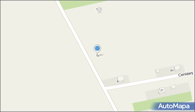 Ceniawy, Ceniawy, 7d, mapa Ceniawy