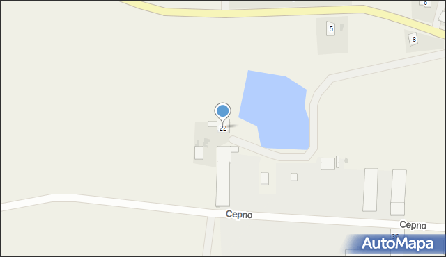 Cepno, Cepno, 22, mapa Cepno
